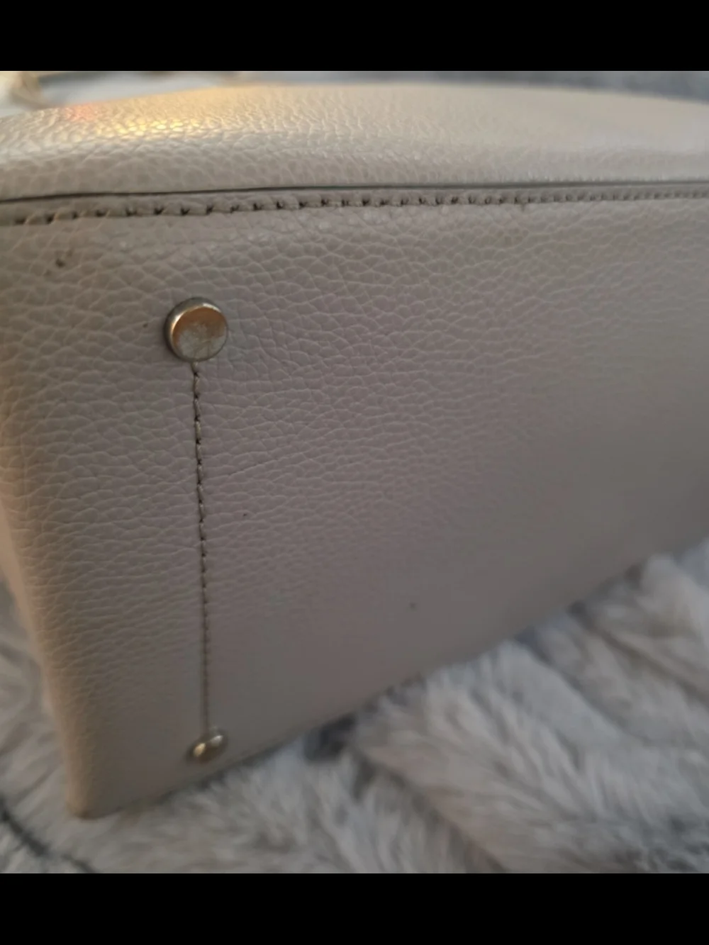 Kate Spade Eva Large Leather Open Top Shoulder Tote Purse